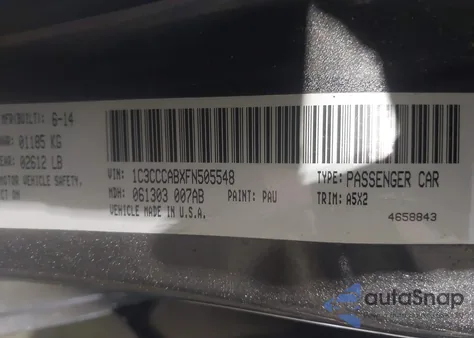 2015 Chrysler 200 Limited from USA, damaged, VIN 1C3CCCABXFN505548